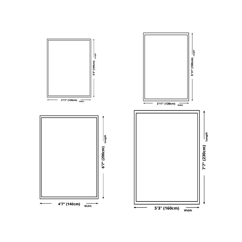 Rapis de couleur de couleur orange Polyester tapis lavable moderne pour décoration intérieure