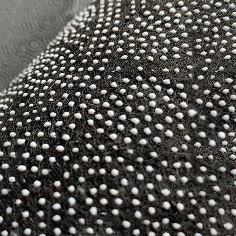 Dark Gray Modern Rug Polyester Graphic Indoor Rug Stain Resistant Rug for Living Room