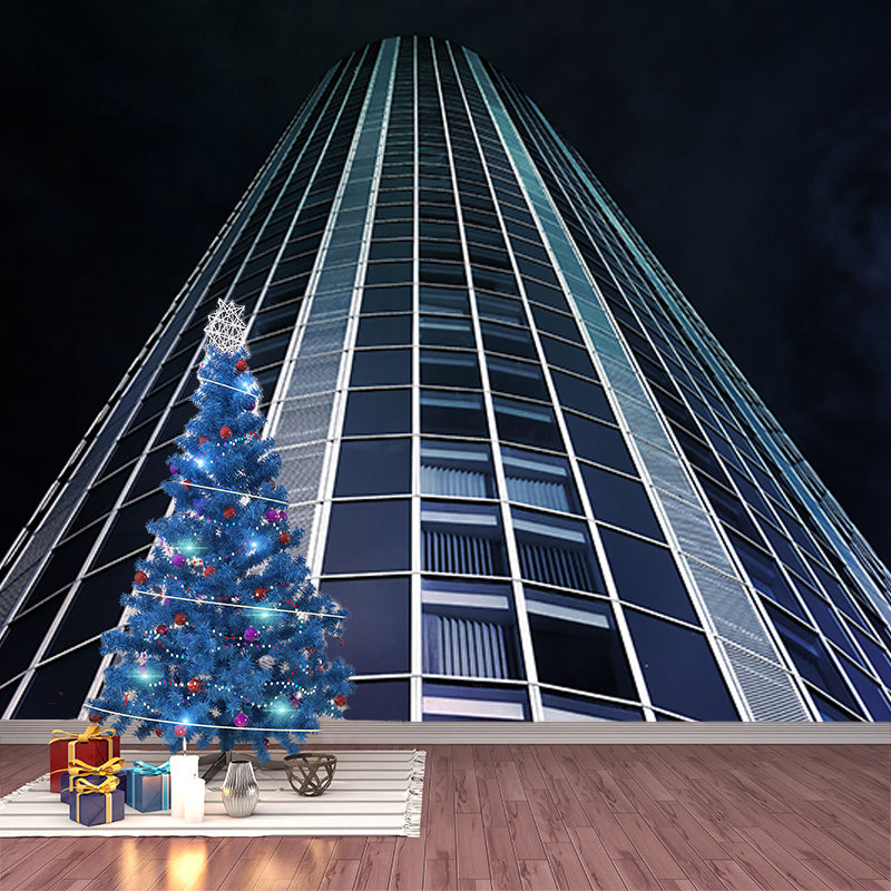 Modern Architecture Mural Wallpaper Custom-Made Wall Covering for Meeting Room