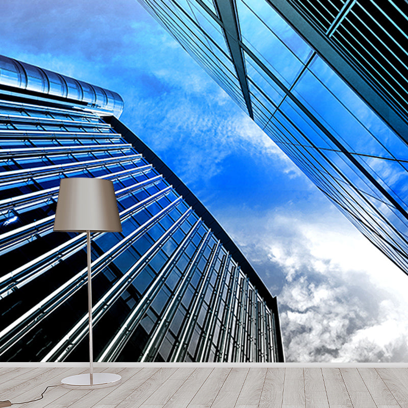 Architectural Wall Decals Moisture Resistant Mural Wallpaper for Meeting Room Decoration