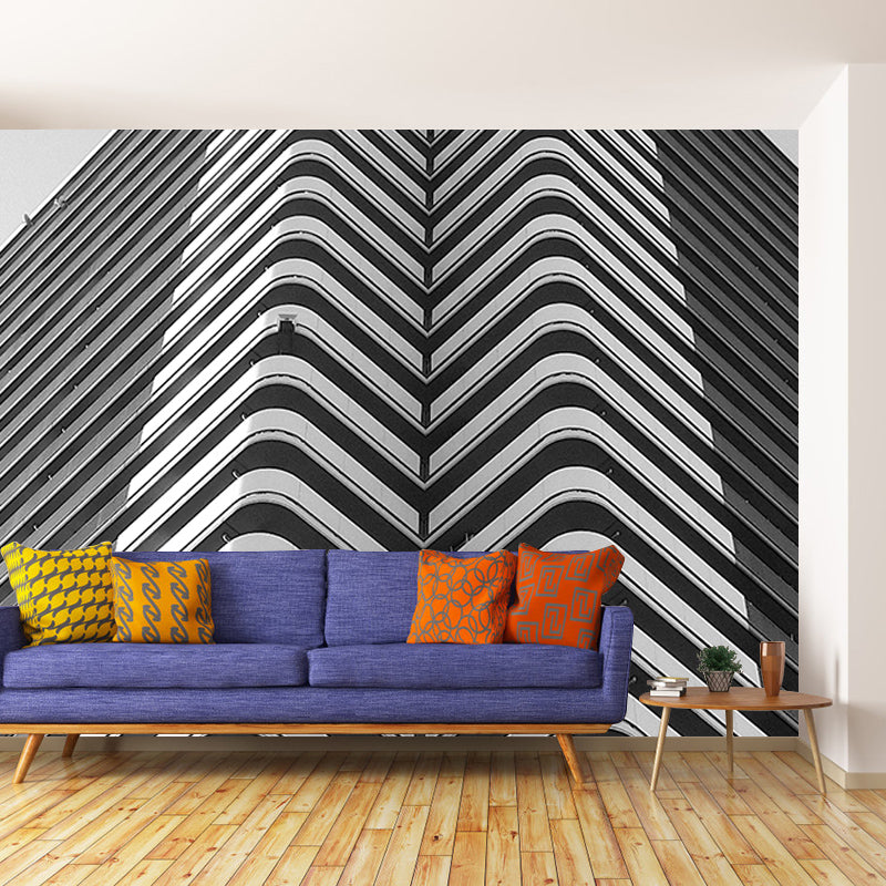 Building Mural Wallpaper for Meeting Room, Personalized Size Available