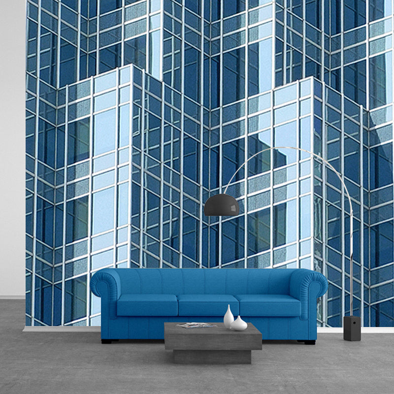 Building Mural Wallpaper for Meeting Room, Personalized Size Available