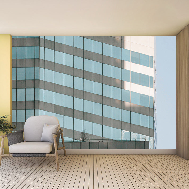 Building Mural Wallpaper for Meeting Room, Personalized Size Available
