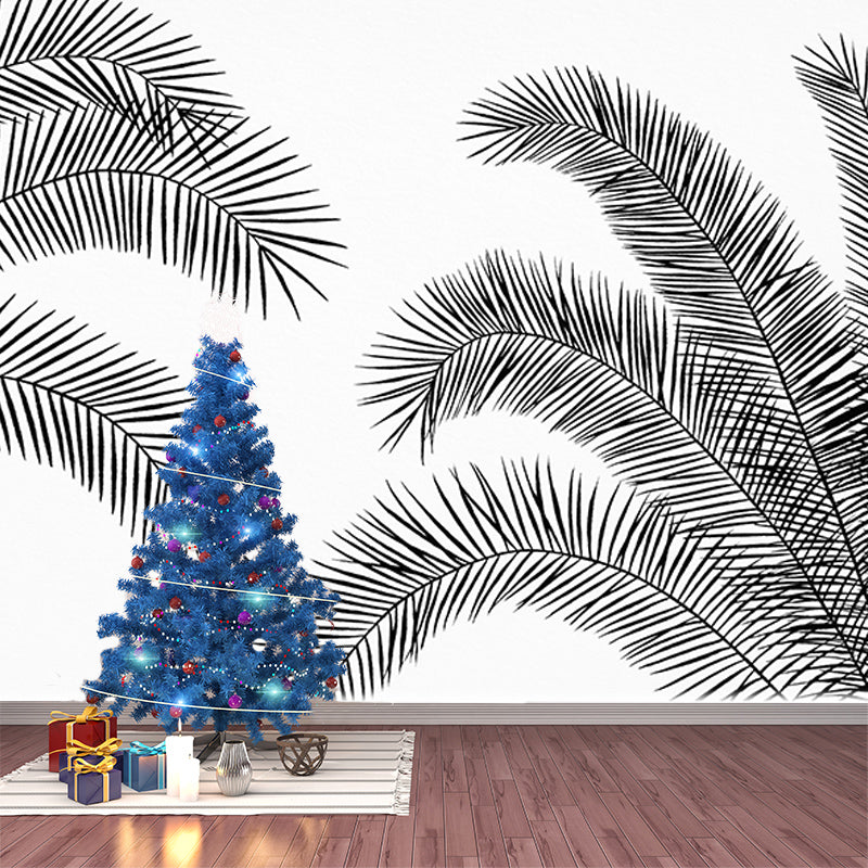 Botanical Illustration wall Mural Wallpaper Modern Wall Covering for Home