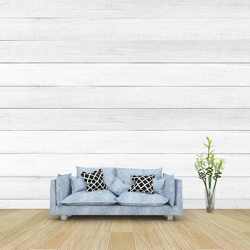 Simple Wood Grain Mural Wallpaper for Living Room, Water Resistant, Custom Size
