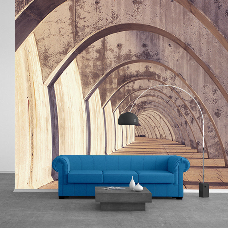 Architecture Extension Mural Decal for Sitting Room, Water Resistant, Made to Measure