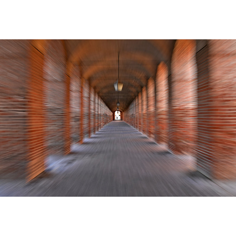 Lift Wallpaper Space Extension Mural in Light Color Wall Covering for Living Room