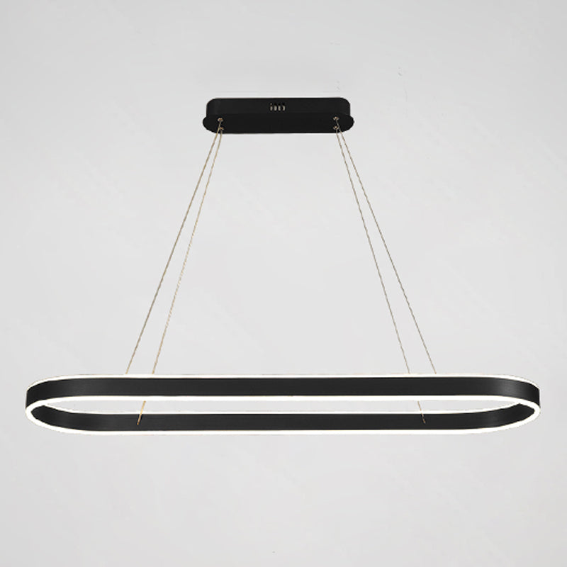 Lampada il lampadario minimalismo a 1 luce Ciondolo a LED Isola per sala da studio