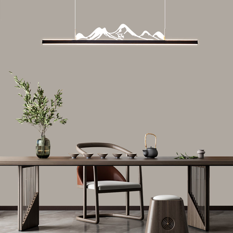 Iluminación moderna de iluminación LED acrílico Luz de luz para comedor para comedor