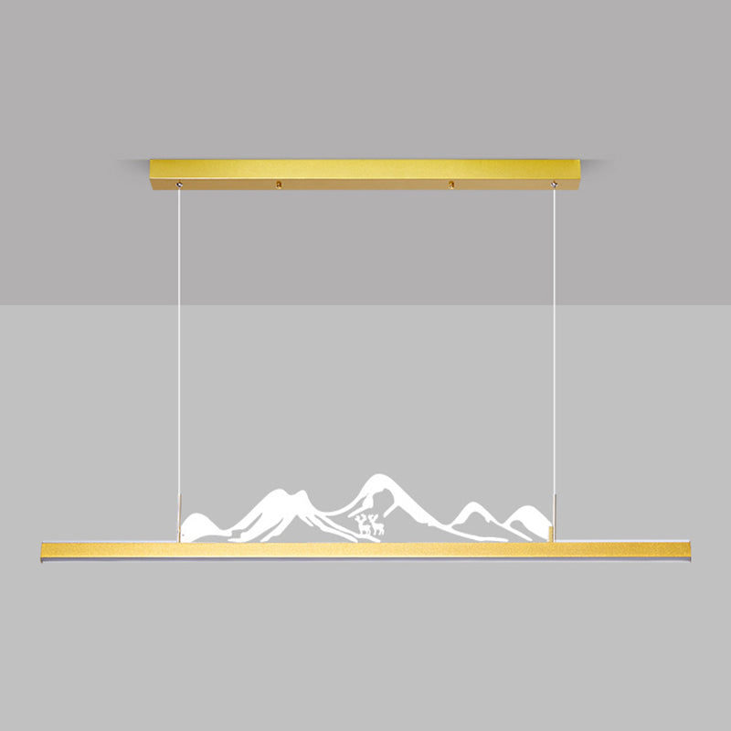 Iluminación moderna de iluminación LED acrílico Luz de luz para comedor para comedor