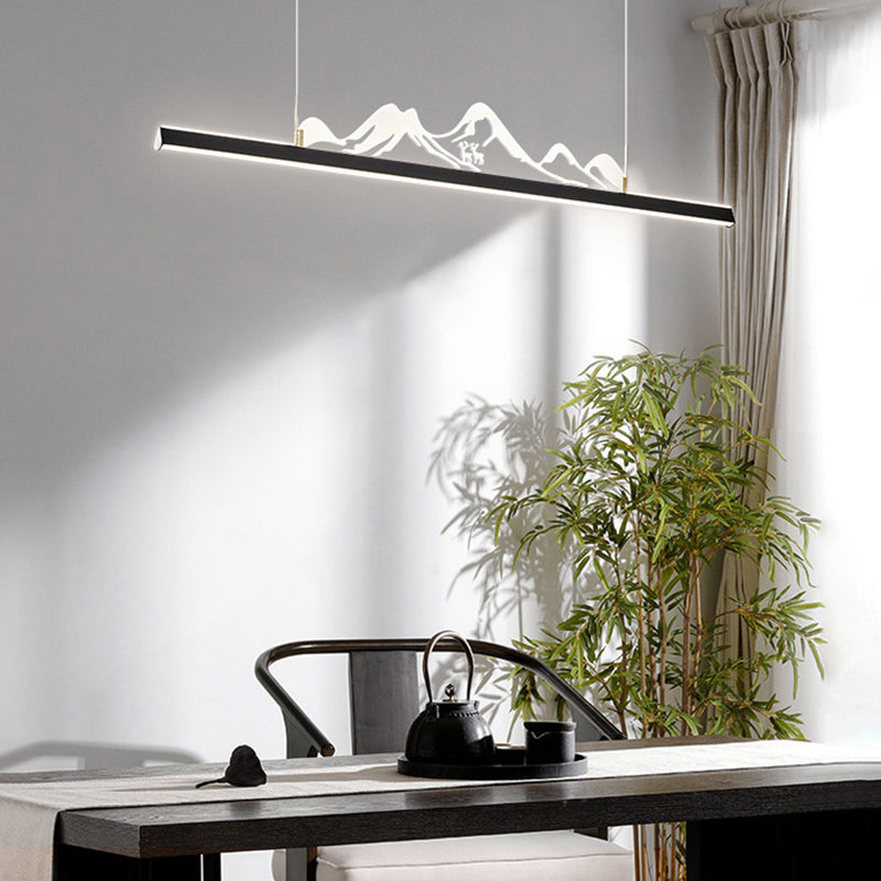 Iluminación moderna de iluminación LED acrílico Luz de luz para comedor para comedor