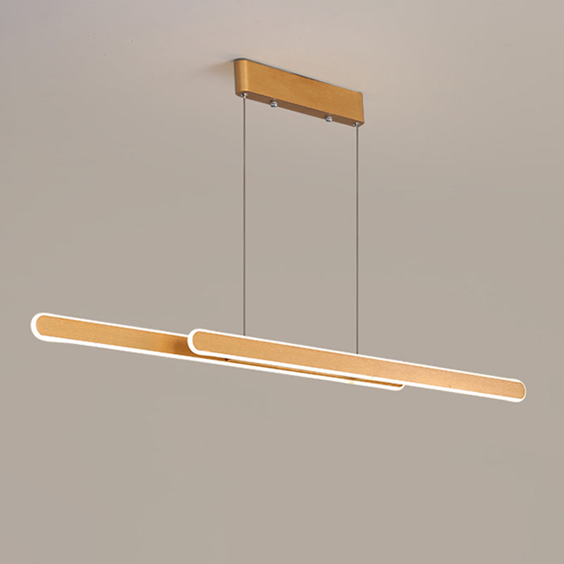 Linearinselanhänger führte die nordische moderne Deckenpendelleuchte für Büro