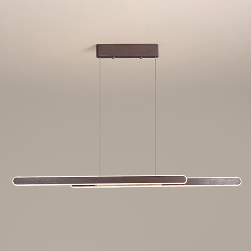 Linearinselanhänger führte die nordische moderne Deckenpendelleuchte für Büro