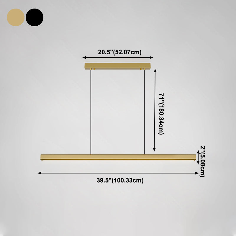 Moderne Inselbeleuchtung kreativer Acryl -Anhängerleuchten für Esszimmer