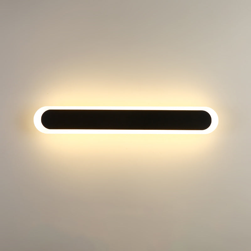 Metal Linear Wall Sconces Contemporary Style 1 Light Wall Light Sconces for Living Room Bedroom