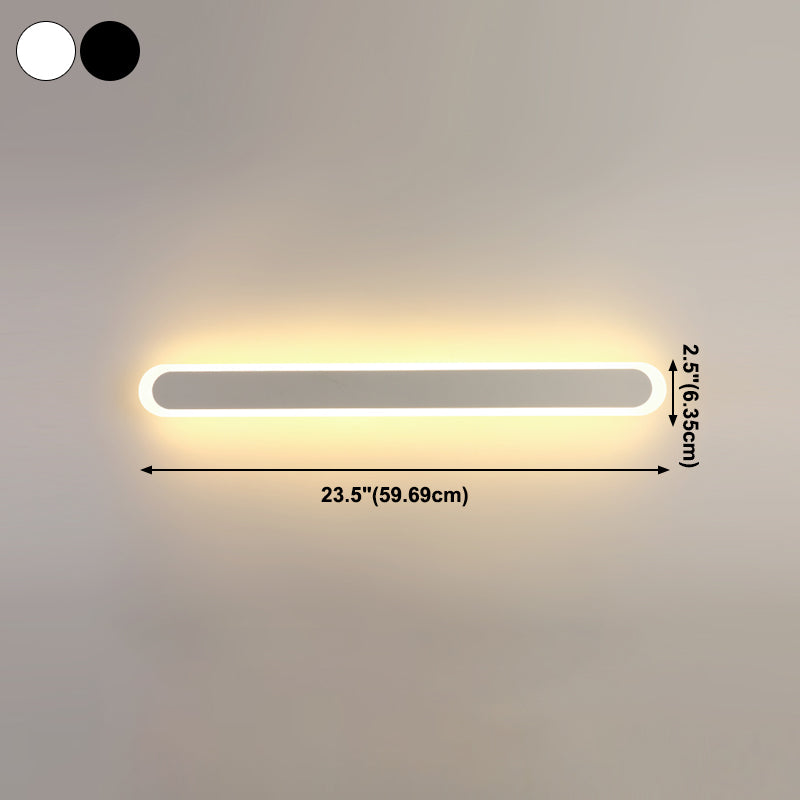 Apliques de pared lineal de metal estilo contemporáneo 1 apliques de luz de pared de luz para dormitorio de sala de estar