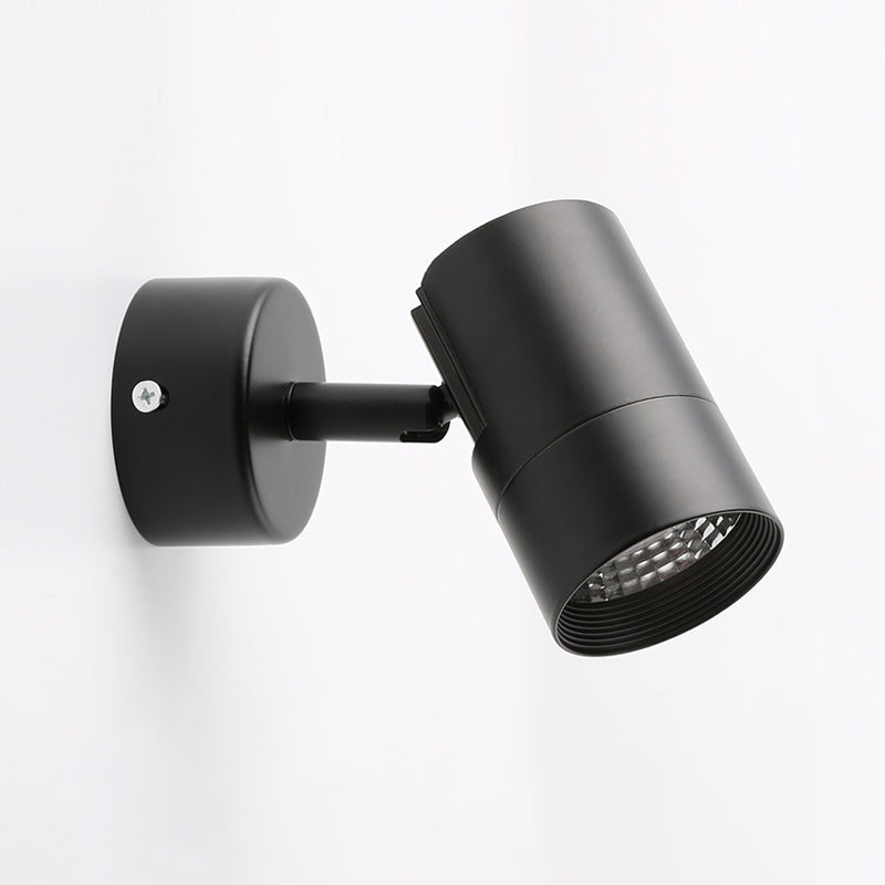 Metal Cylinder Wall Lighting Contemporary Style 1 Light Wall Lighting Ideas