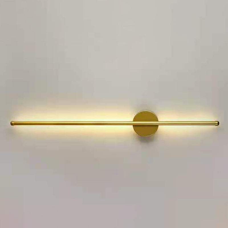Metal Linear Wall Sconces Contemporary Style 1 Light Wall Light Fixture