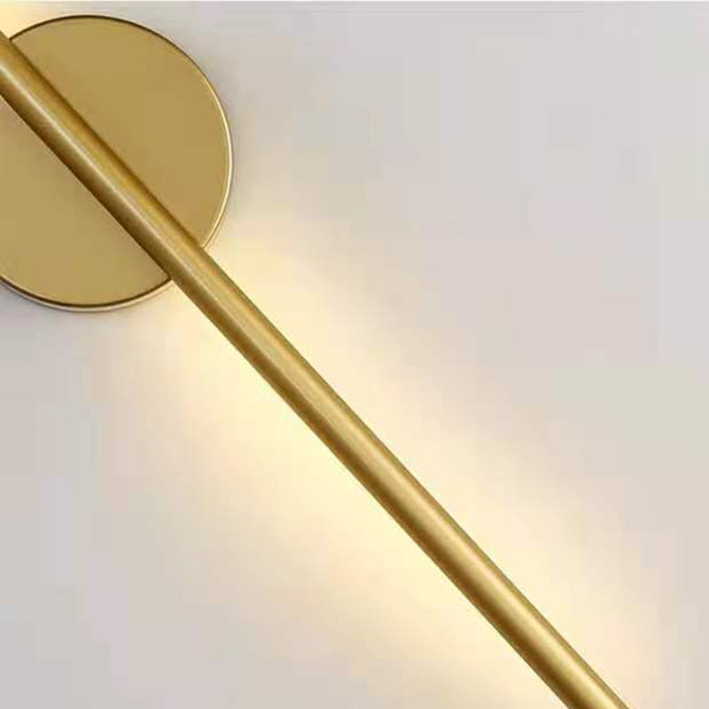 Metal Linear Wall Sconces Contemporary Style 1 Light Wall Light Fixture