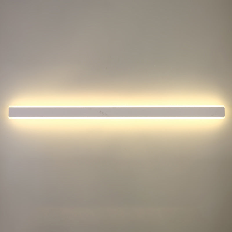 Metal Linear Wall Sconces Contemporary Style 1 Light Wall Light Fixture for Living Room