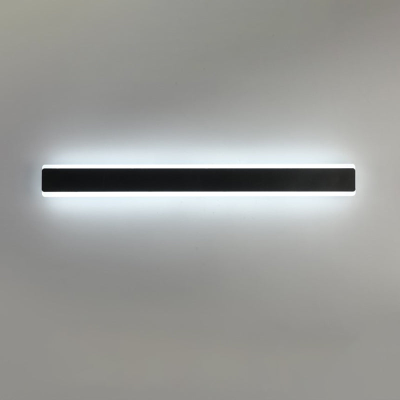 Metal Linear Wall Sconces Contemporary Style 1 Light Wall Light Fixture for Living Room