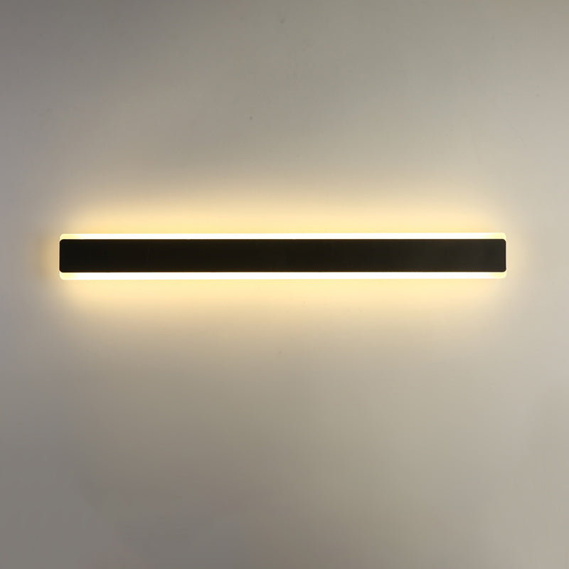 Metal Linear Wall Sconces Contemporary Style 1 Light Wall Light Fixture for Living Room