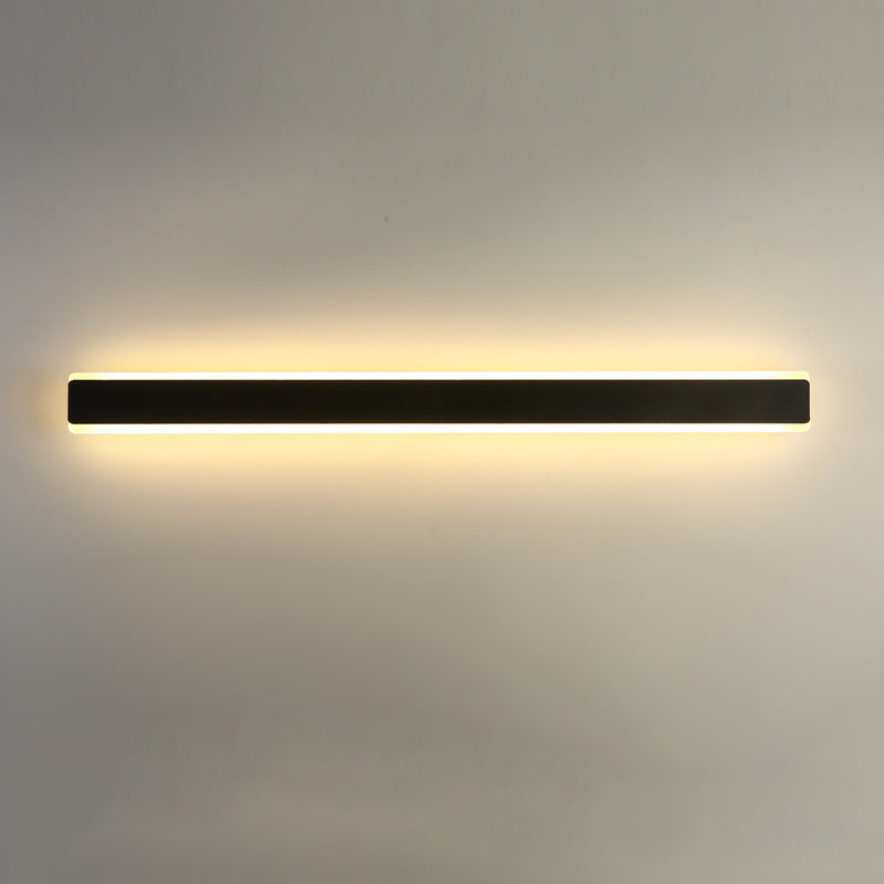Metal Linear Wall Sconces Contemporary Style 1 Light Wall Light Fixture for Living Room