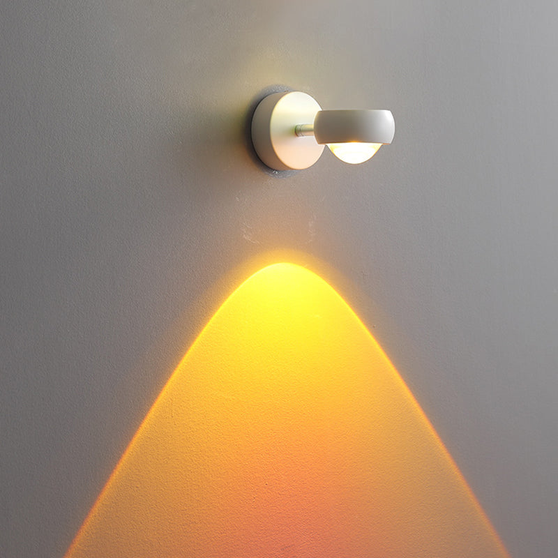 Éclairage mural géométrique en métal Style contemporain 1 luminaire mural lumineux