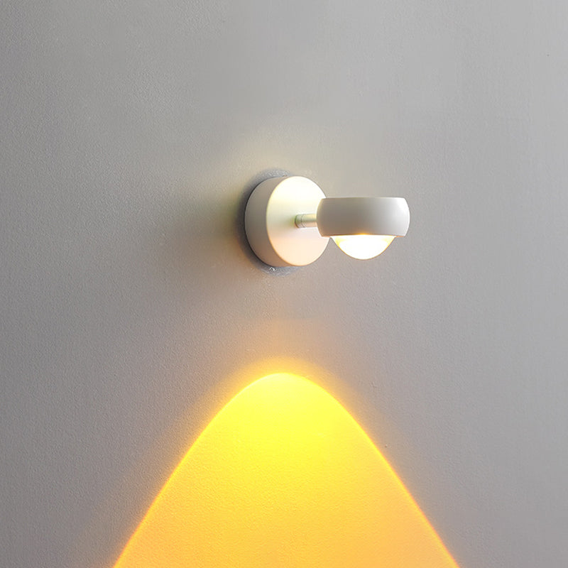 Éclairage mural géométrique en métal Style contemporain 1 luminaire mural lumineux