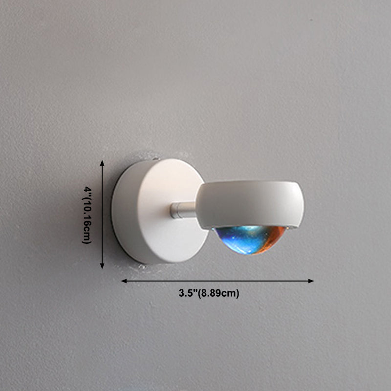 Éclairage mural géométrique en métal Style contemporain 1 luminaire mural lumineux