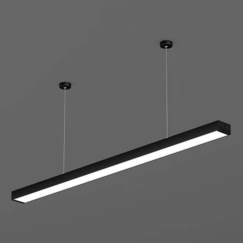 Modern LED Hanging Light Fixture Simple Pendant Lamp for Office Meeting Room