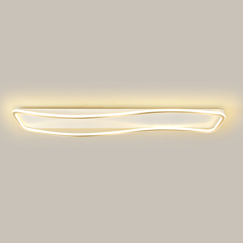 Modern Linear Ceiling Light Simple LED Ceiling Mount Lamp for Living Room Bedroom