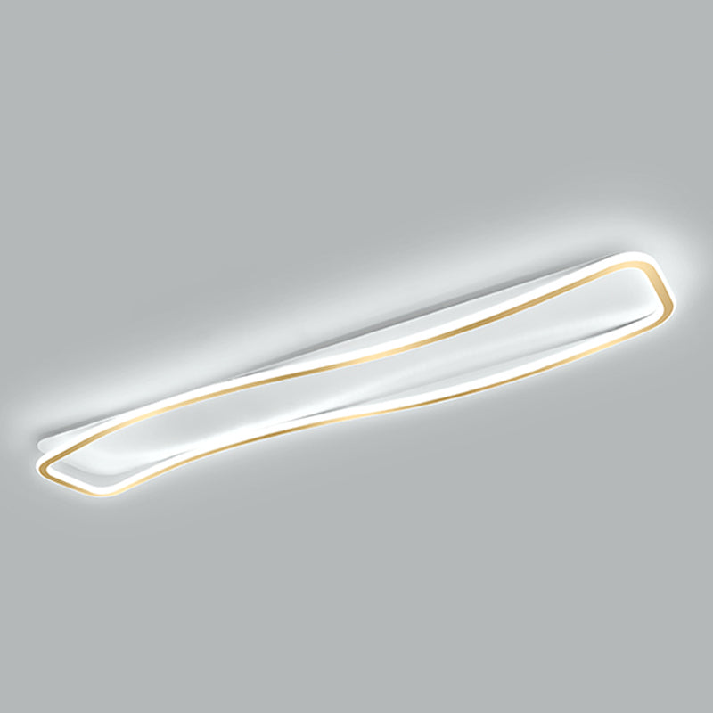 Modern Linear Ceiling Light Simple LED Ceiling Mount Lamp for Living Room Bedroom