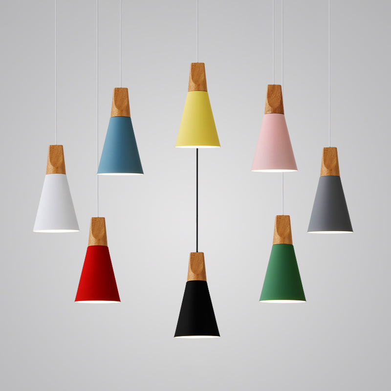 Simplicity Hanging Lamps Macaron Pendant Light Fixture for Bedroom Foyer