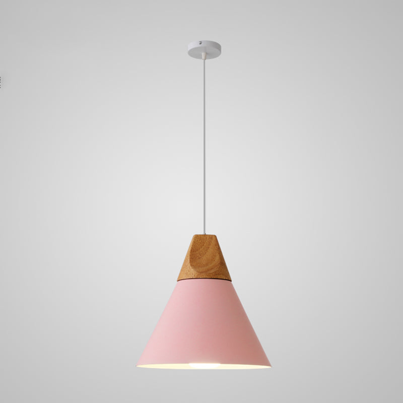 Simplicity Hanging Lamps Macaron Pendant Light Fixture for Bedroom Foyer
