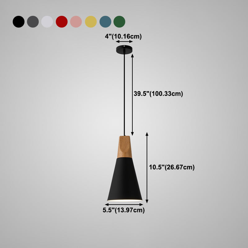 Simplicity Hanging Lamps Macaron Pendant Light Fixture for Bedroom Foyer