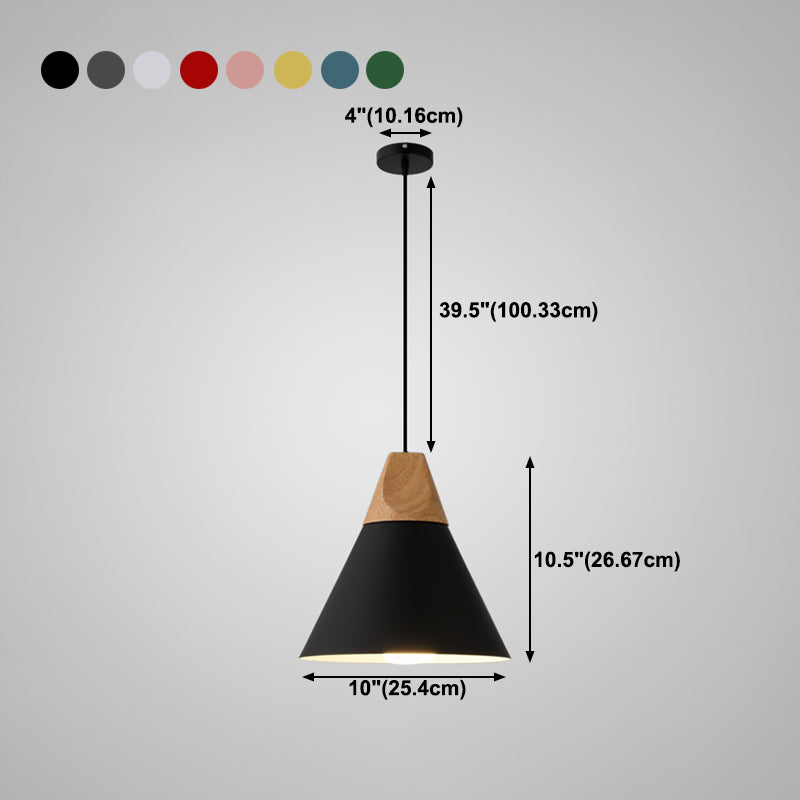 Simplicity Hanging Lamps Macaron Pendant Light Fixture for Bedroom Foyer