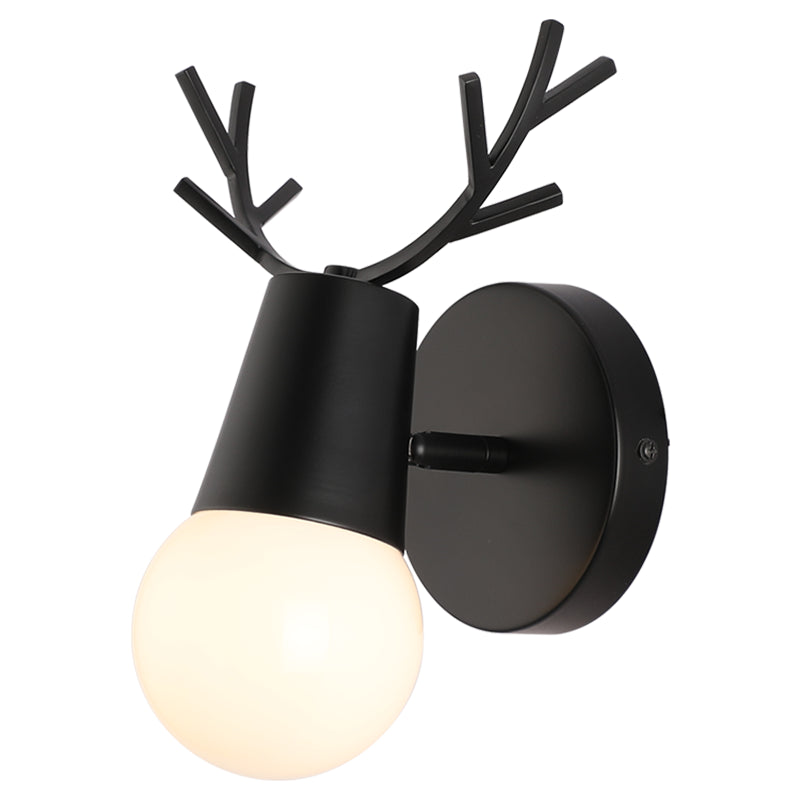 Salon Murce Sronce Métal moderne un luminaire mural mural à tête de fourchette