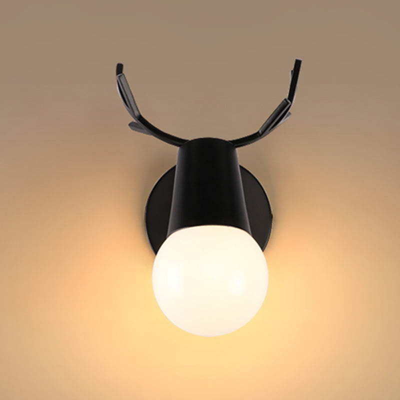 Salon Murce Sronce Métal moderne un luminaire mural mural à tête de fourchette