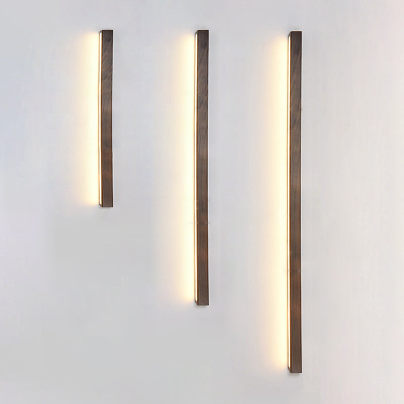 Living Room Wall Sconce Modern Wood Led Simple Wall Mounted Light Fixture