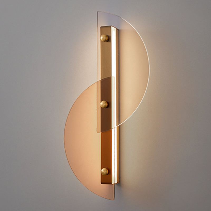 Cronique en métal simple contemporain LED 2 LUIGNEUR LEIL MUR LEI