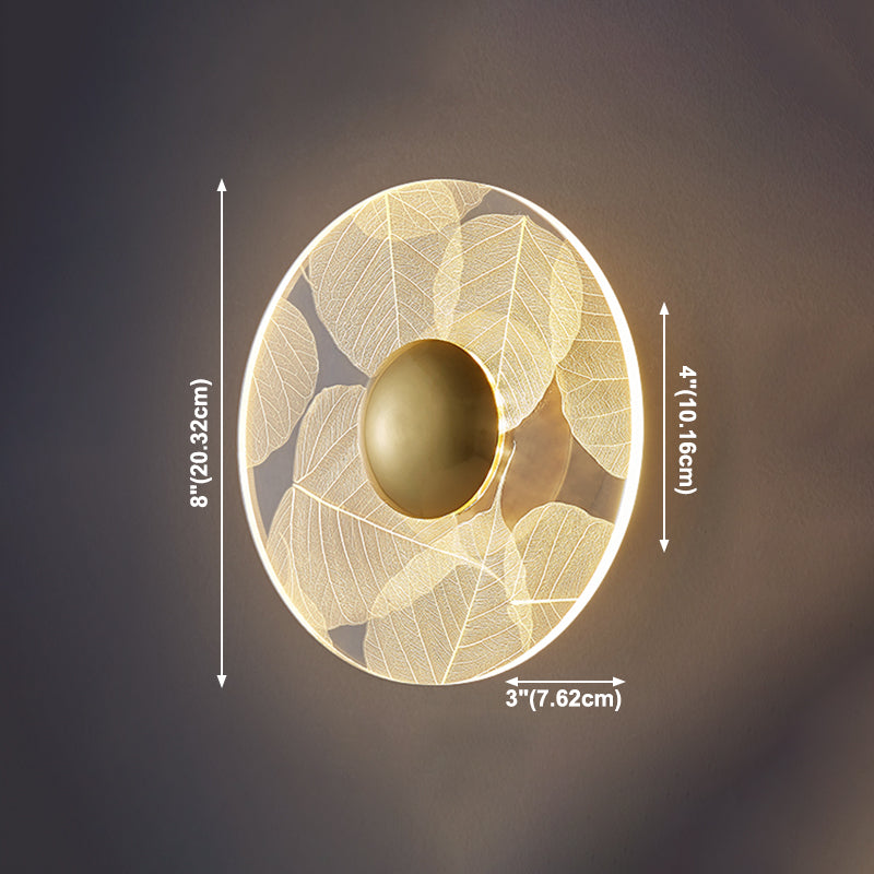 Contemporary Simple Acrylic Wall Sconce Led Wall Light for Living Room Bedroom