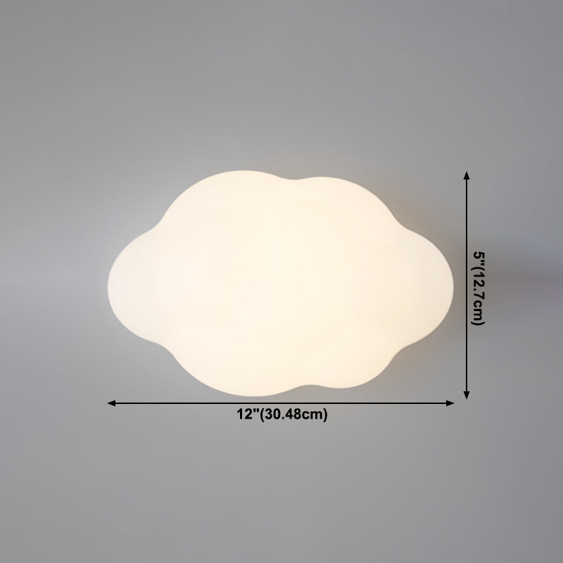Child Room Wall Sconce Modern Led Simple White Clouds Wall Mounted Light Fixture
