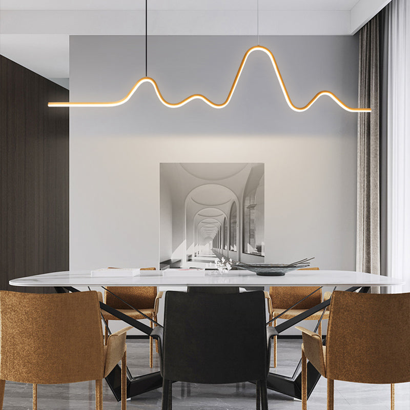 Éclairage d'île linéaire