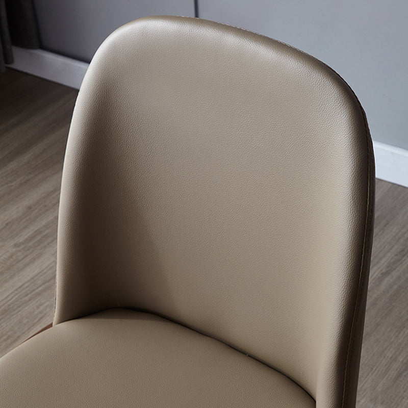 Sillas de comedor de madera de estilo moderno, silla sin brazos con respaldo sólido para cocina