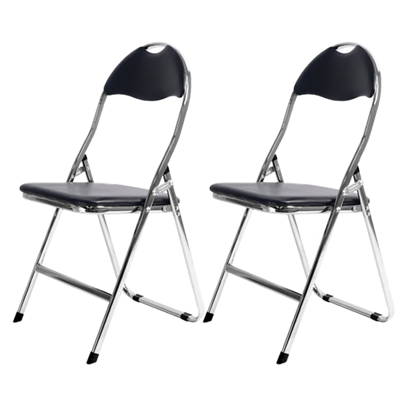 Chaise d'intérieur et d'extérieur en métal moderne, chaise d'appoint de salle à manger sans accoudoirs à dossier ouvert