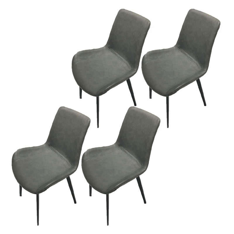 Chaises en métal de style contemporain, cuisine, salle à manger, fauteuil à dossier solide