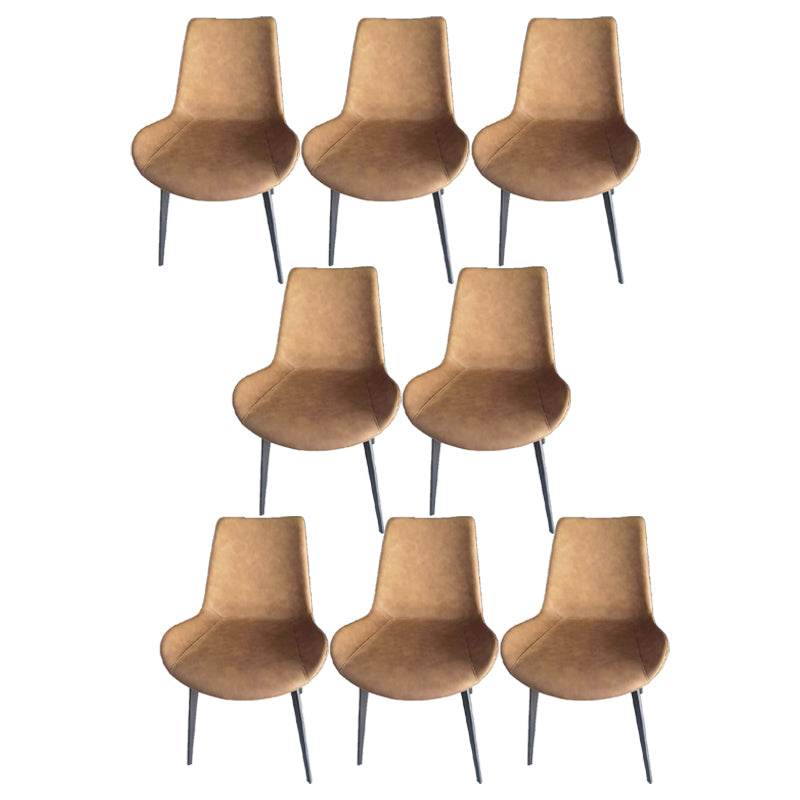 Chaises en métal de style contemporain, cuisine, salle à manger, fauteuil à dossier solide