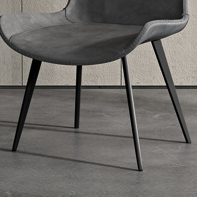 Chaises en métal de style contemporain, cuisine, salle à manger, fauteuil à dossier solide