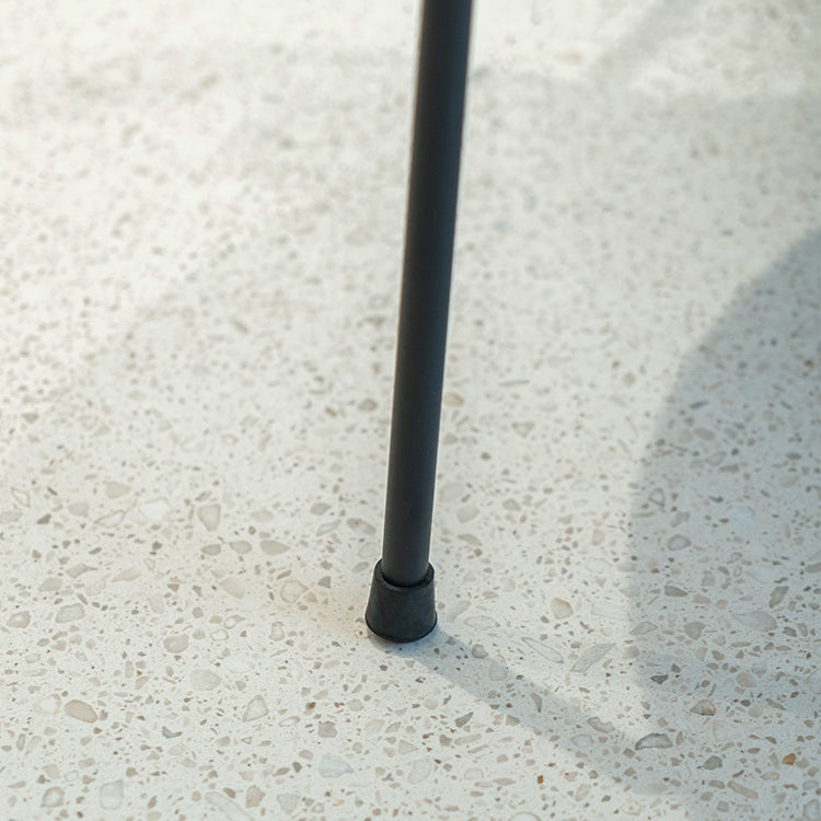 Silla de comedor estilo moderno Silla individual sin brazos de cocina con patas de metal